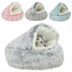 Cozy-Cat Plush Bed