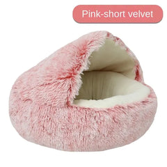 Cozy-Cat Plush Bed